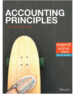 Accounting Principles Thirteenth Edition