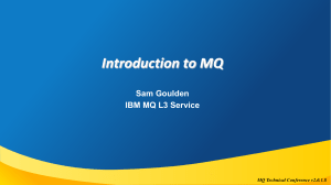 MQTC v2018 Introduction to MQ