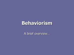 behaviorism (1)