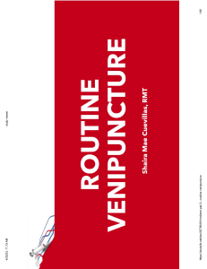 Routine Venipuncture Presentation: Procedure & Techniques