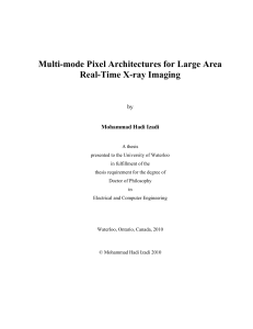 Multi-mode Pixel Architectures for Large Area Real-Time X-ray Imaging
