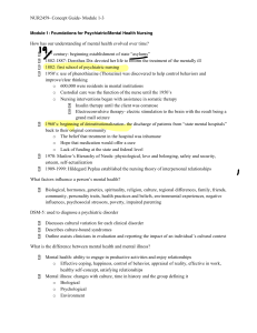 Exam 1 Blueprint