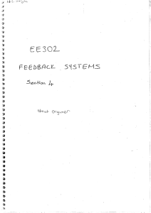 EE302 Lecture Notes by UO