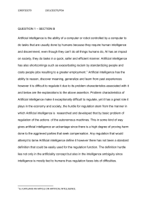 AI Regulation & Forensic Evidence Essay