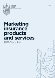 Marketing Insurance Products and Services