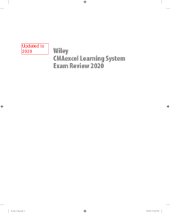 Wilet CMA learing system exam review 