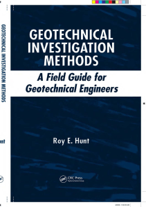 Geotechnical Investigation Methods  A Field Guide for Geotechnical Engineers ( PDFDrive )