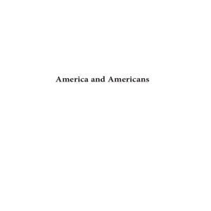 America and Americans ESL for Advanced