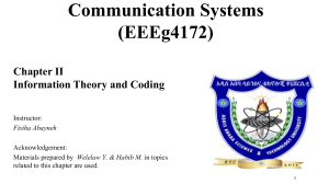 Chapte-2   Information  Theory and Coding