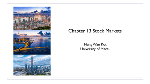C13 Stock markets updated