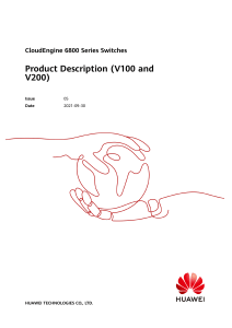 CloudEngine 6800 Series Switches Product Description CE6851-48S6Q-HI Switch)