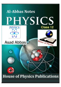 Al-abbas-2nd-Year-Complete-Physics-Notes