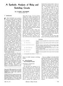 [Electrical Engineering 1938-dec vol. 57 iss. 12] Shannon, Claude E. - A symbolic analysis of relay and switching circuits (1938) [10.1109 ee.1938.6431064] - libgen.li