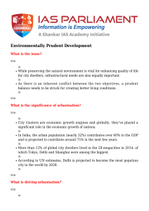 Environmentally Prudent Development