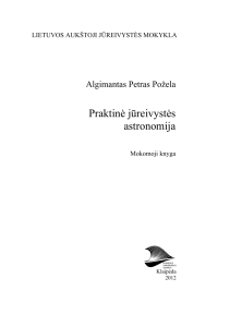 Požela, A., P. (2012). Praktinė jūreivystės astronomija