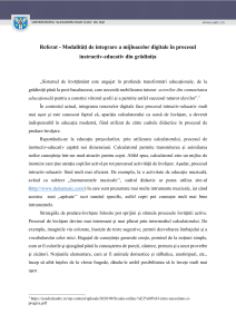 3. Modalități de integrare a mijloacelor digitale în procesul instructiv-educativ din grădinița