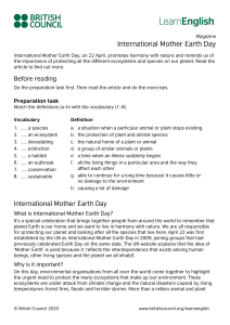 LearnEnglish-Magazine-International-Mother-Earth-Day