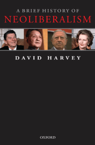 David Harvey - A brief history of neoliberalism