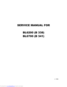 BABY LOCK BL6200 BL6700 SERVICE REPAIR MANUAL iPDF