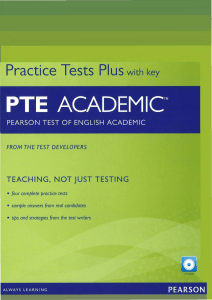 Kenny N. - PTE Academic Practice Tests Plus with Key - 2013