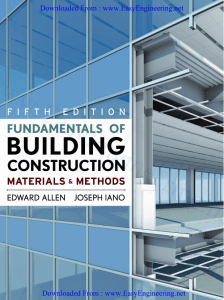 Fundamentals of Building Construction materials and methods by - By EasyEngineering.net