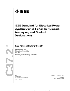 IEEE Std C37 2 2008 IEEE Standard for El