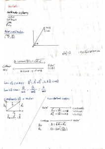 مذكرات الفيزياء 1