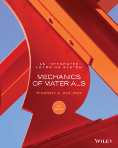 Mechanics of Materials  An Integrated Learning System 4th Edition c2017 txtbk