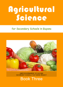 Agriculture Science for Secondary Schools - Book 3
