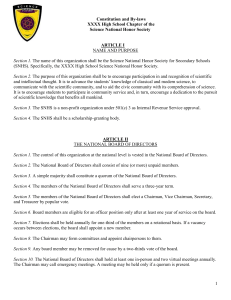 snhs bylaws - generic-final 12-29-2020