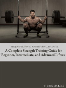 A Complete Strength Training Guide 