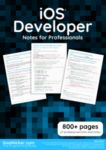 iOS Developer Notes For Professionals-79174