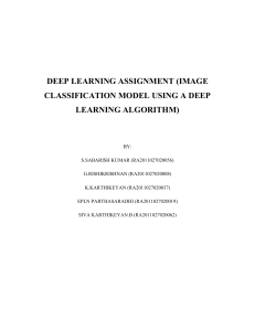 Deep learning assignment 1