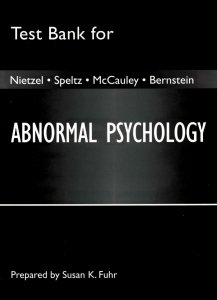 pdfcoffee.com 84704603-abnormal-psychology-test-bank-fuhr-1pdf-pdf-free