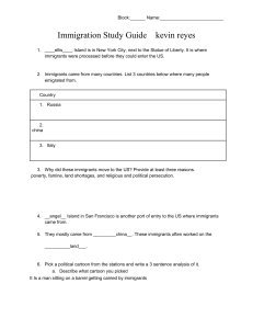 Immigration Study Guide