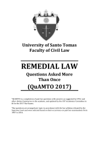 Remsedial Law Quatmo