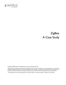 Zigbee ACaseStudy
