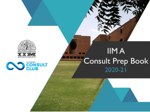 IIM A Consult Prep Book: Case Study Guide