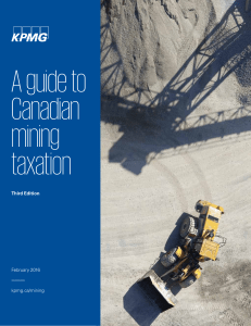 Mining Taxation Guide