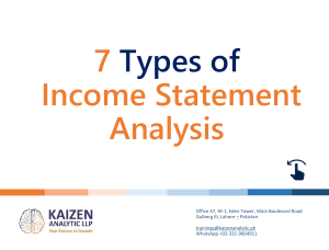 7 Types of Income Statement Analysis