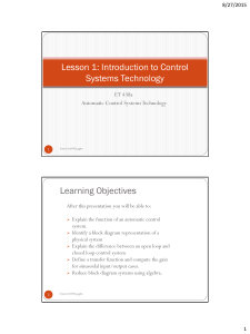 Control Systems 1