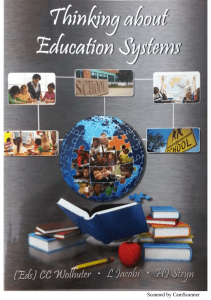 Thinking About Education Systems-1