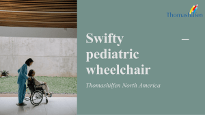 Swifty – pediatric wheelchair