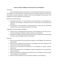 AI and Automation in the Philippines: A Case Study