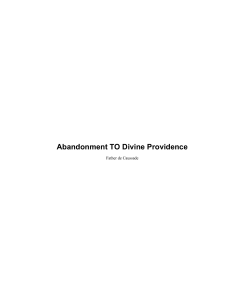 Abandonment to Divine Providence-1