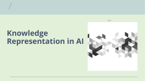 Knowledge Representation in AI