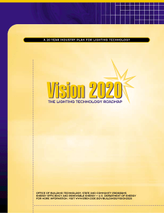 Lighting Technology Roadmap: A 20-Year Industry Plan