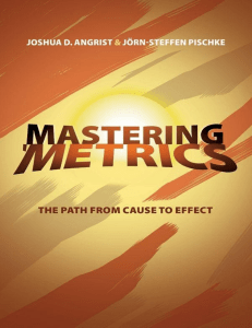 Mastering 'Metrics: Causal Inference Textbook