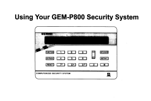 napco-gemini-p800-user