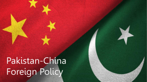Pakistan and china relation